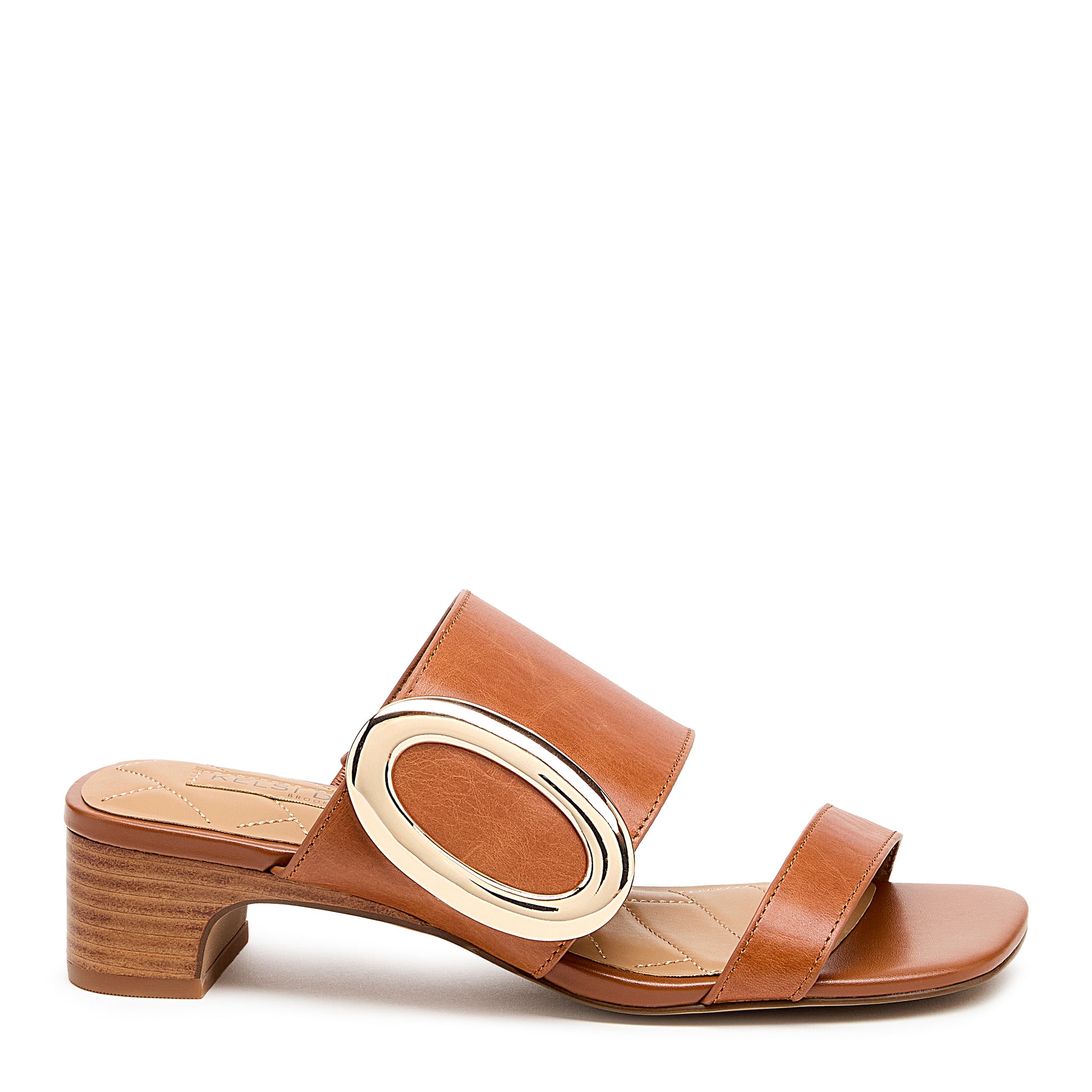 Kelsi Dagger Women's Ava Auburn Leather Mule Sandal