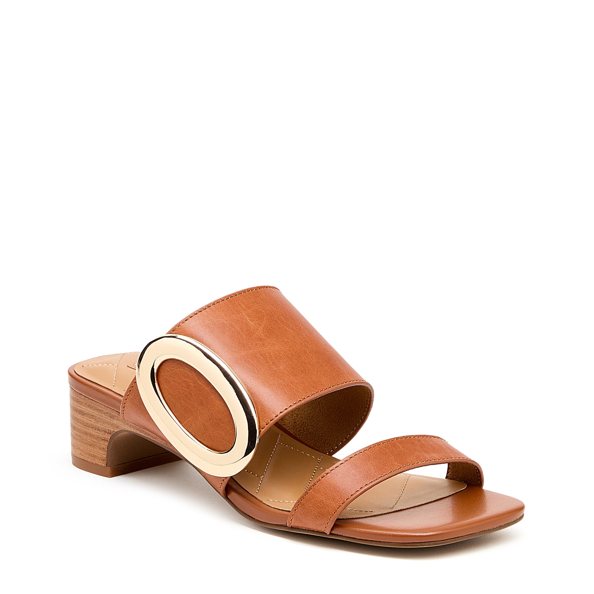 Kelsi Dagger Women's Ava Auburn Leather Mule Sandal