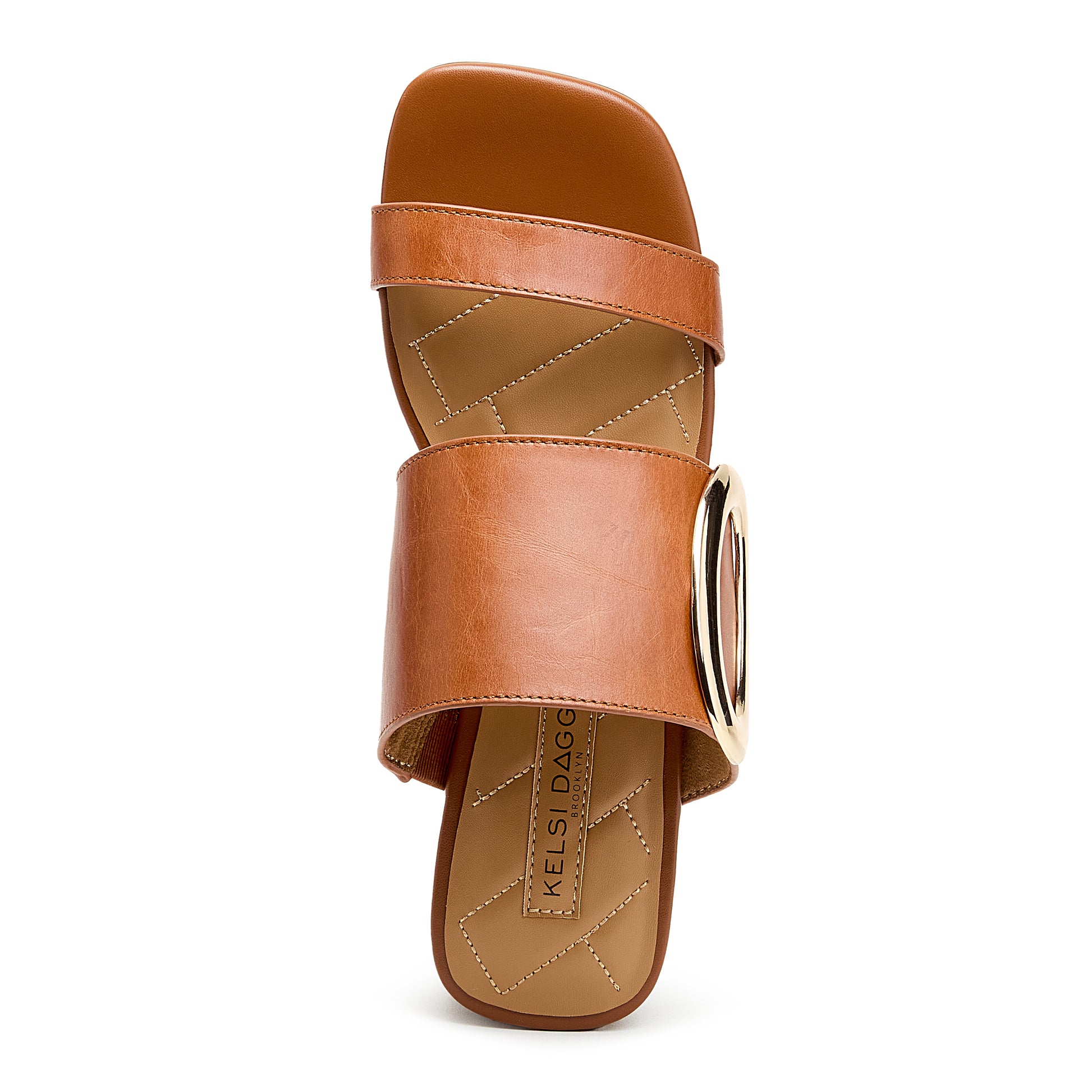 Kelsi Dagger Women's Ava Auburn Leather Mule Sandal
