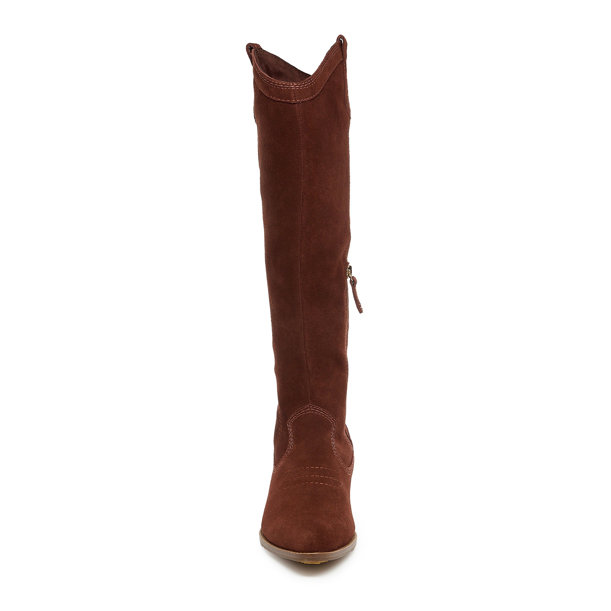 Kelsi Dagger Women's Benson Cinnamon Suede Tall Boot - Knee-High Western Boot