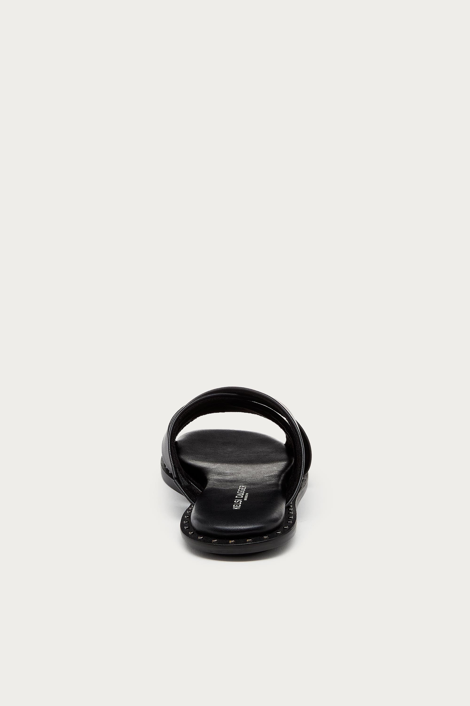 Bravo Black Leather Sandal