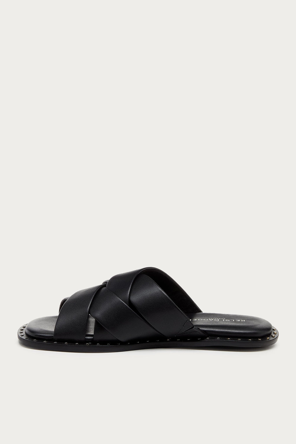 Bravo Black Leather Sandal