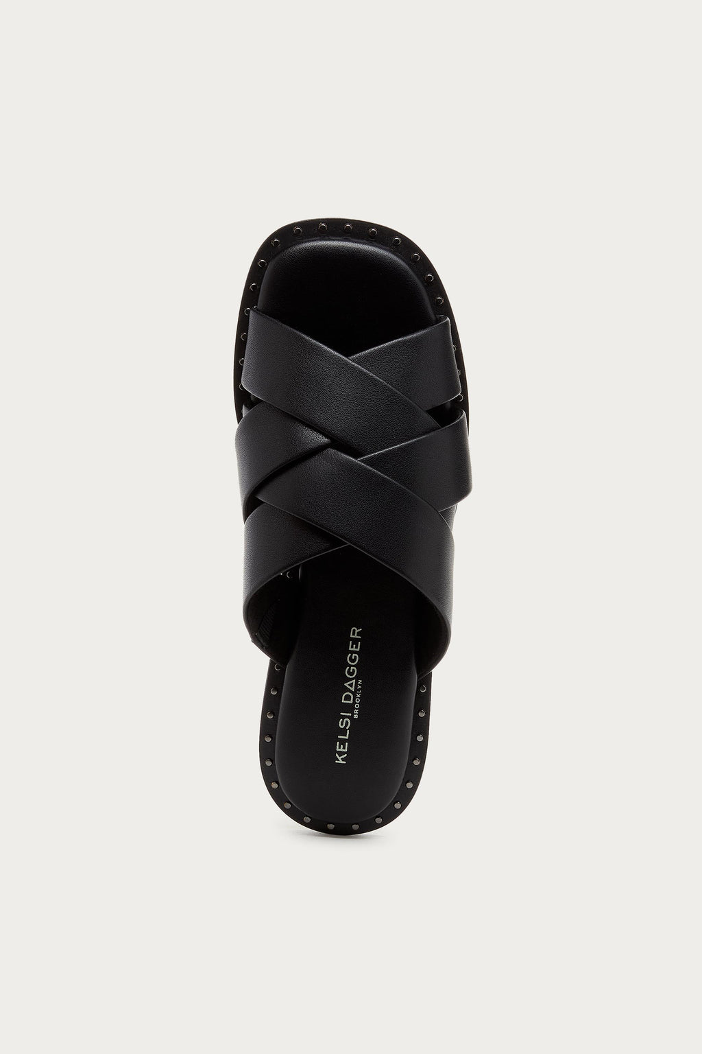 Bravo Black Leather Sandal