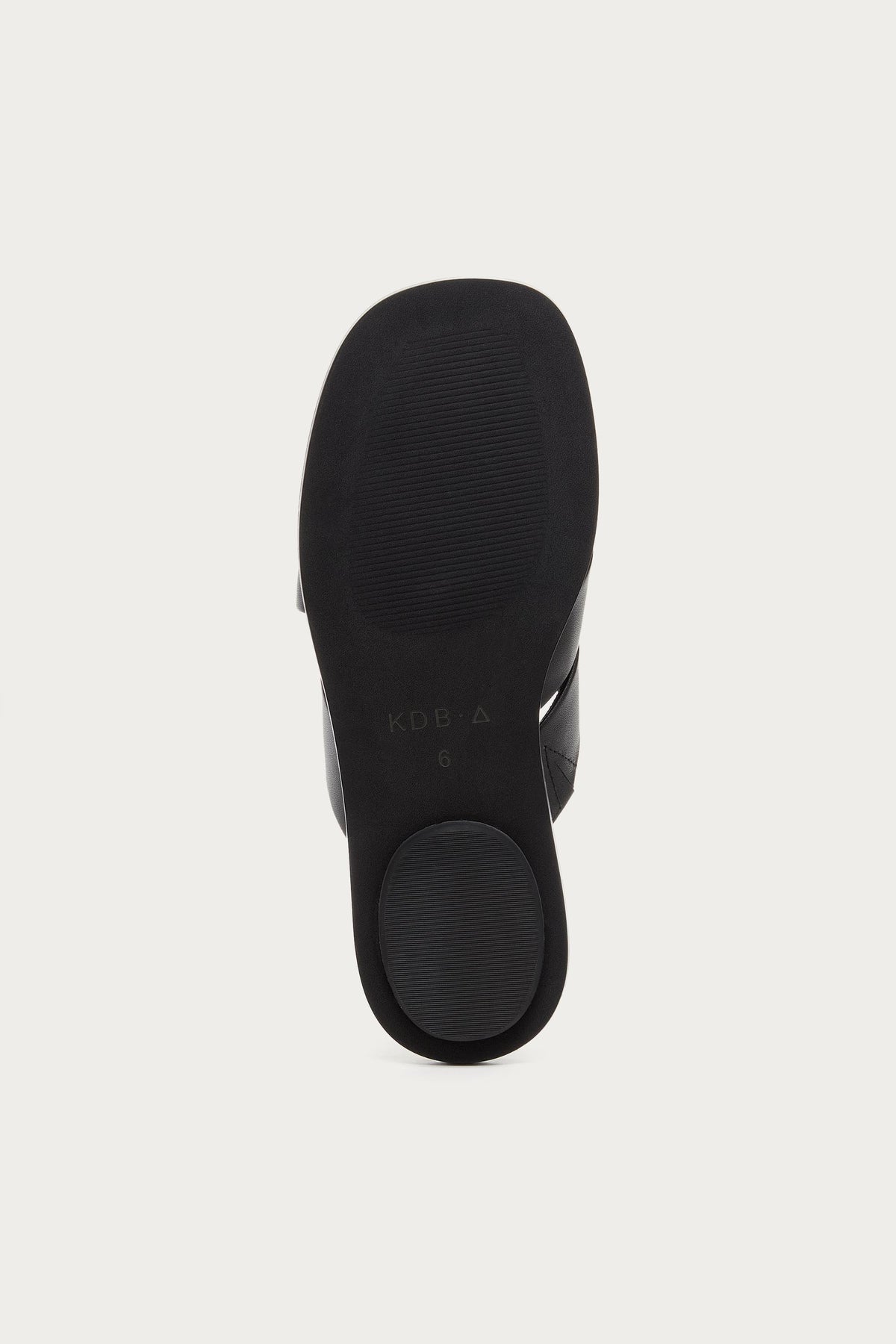 Bravo Black Leather Sandal