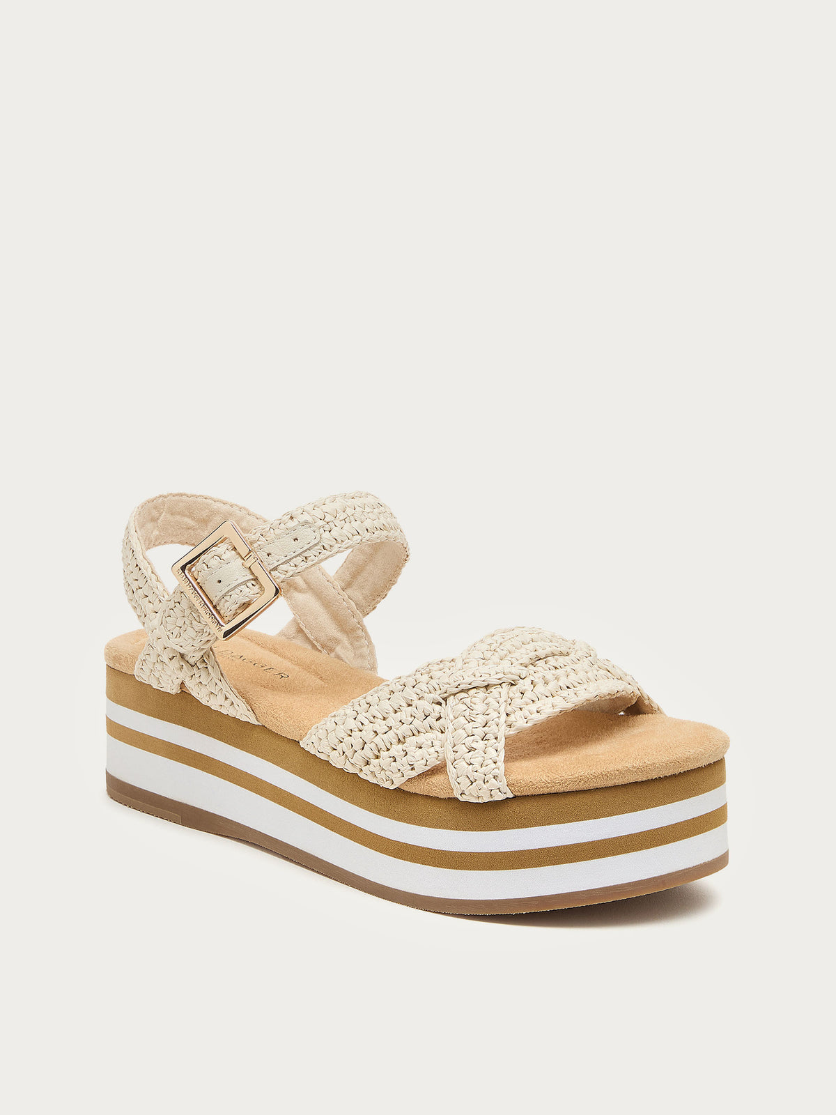 Breeze Raffia Platform Sandals