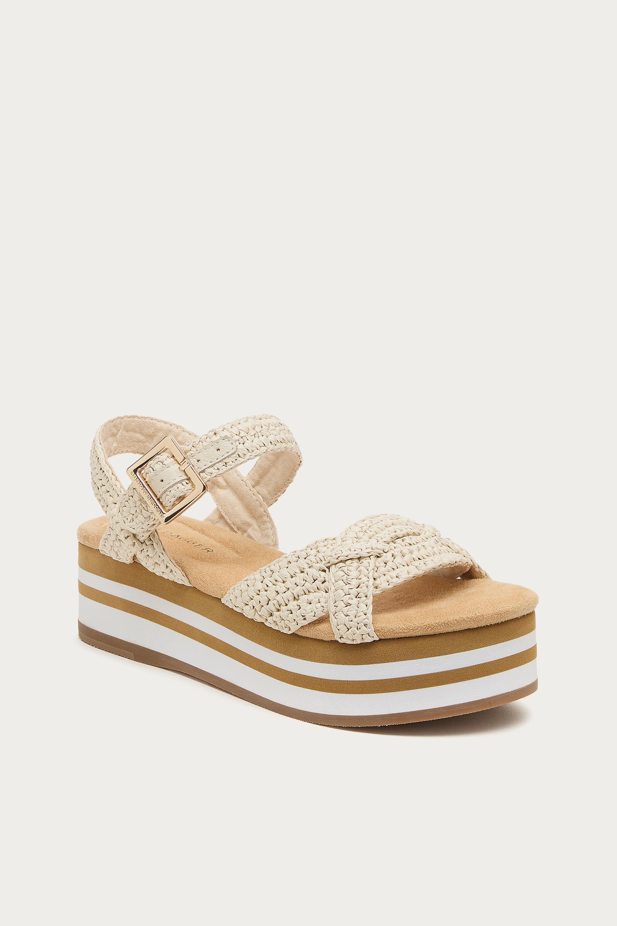 Breeze Raffia Platform Sandals
