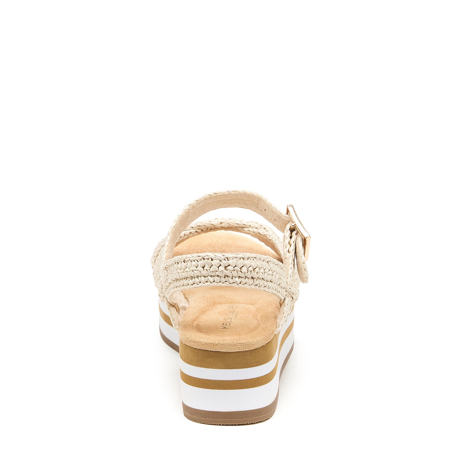 Kelsi Dagger Women's Breeze Raffia Platform Sandal in Shell
