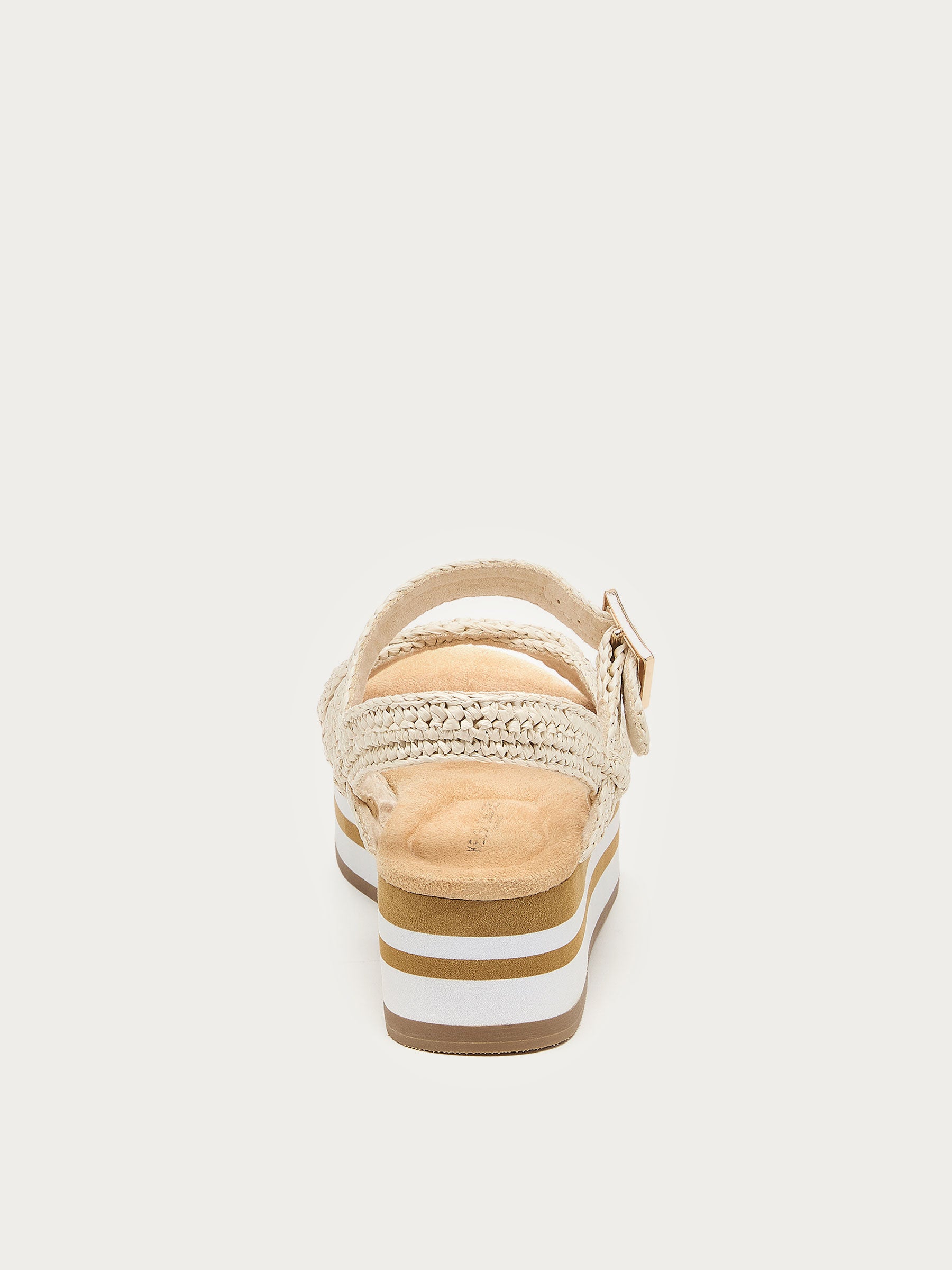Breeze Raffia Platform Sandals