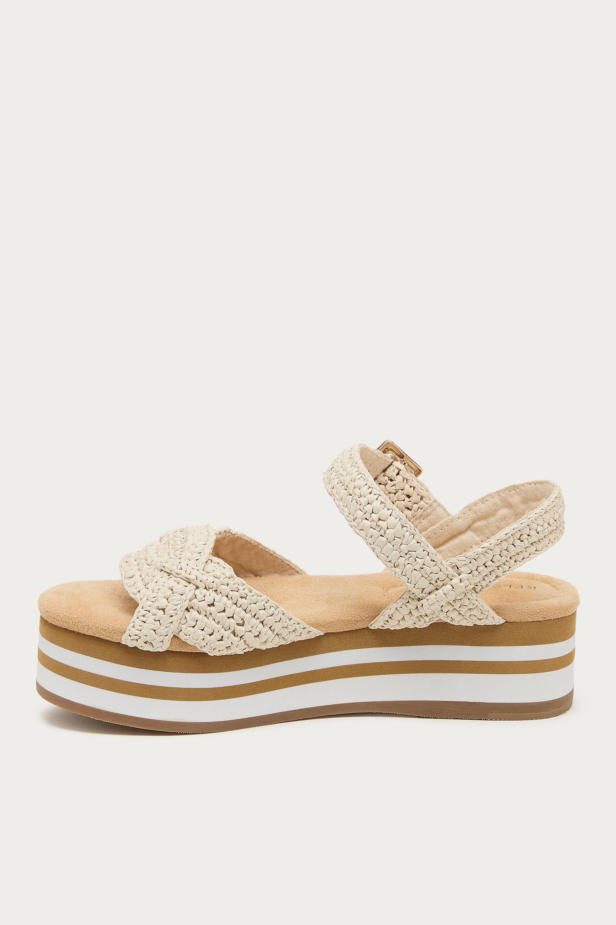 Breeze Raffia Platform Sandals