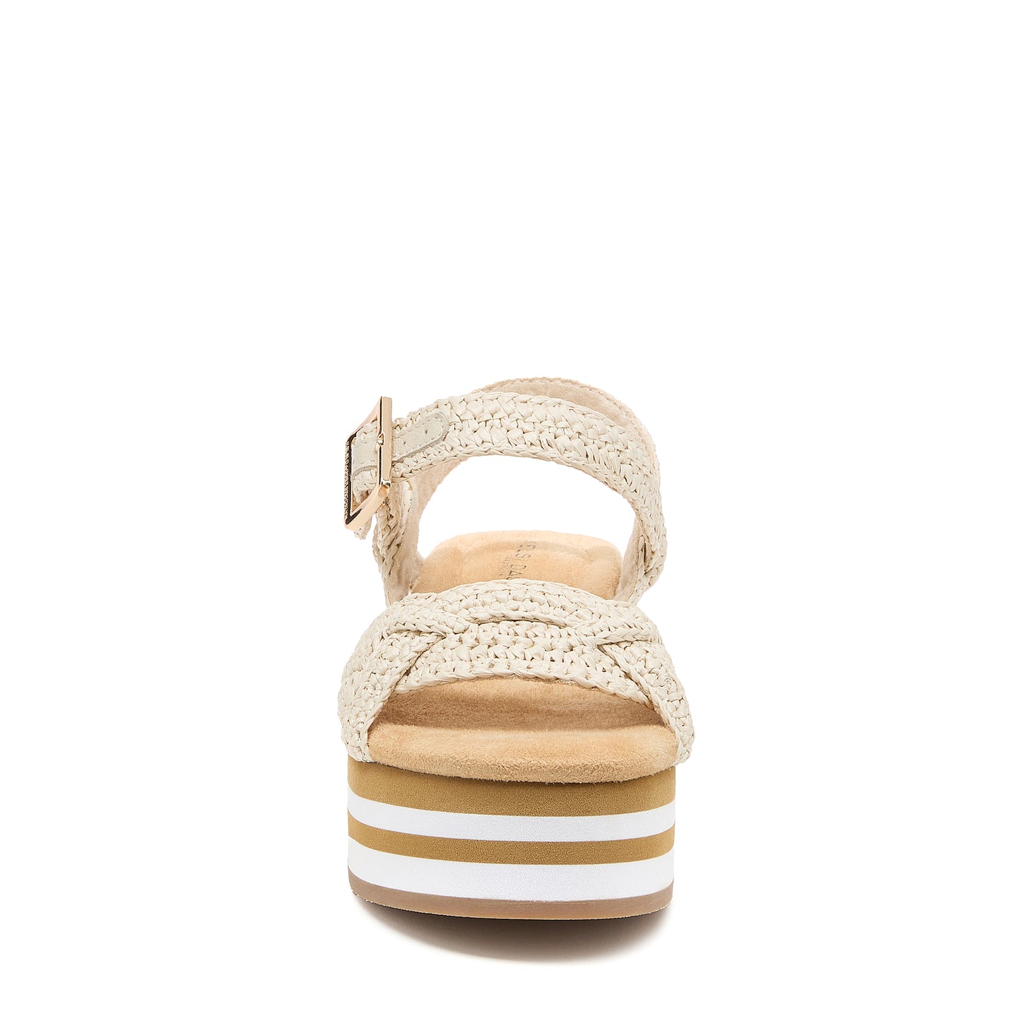 Kelsi Dagger Women's Breeze Raffia Platform Sandal in Shell