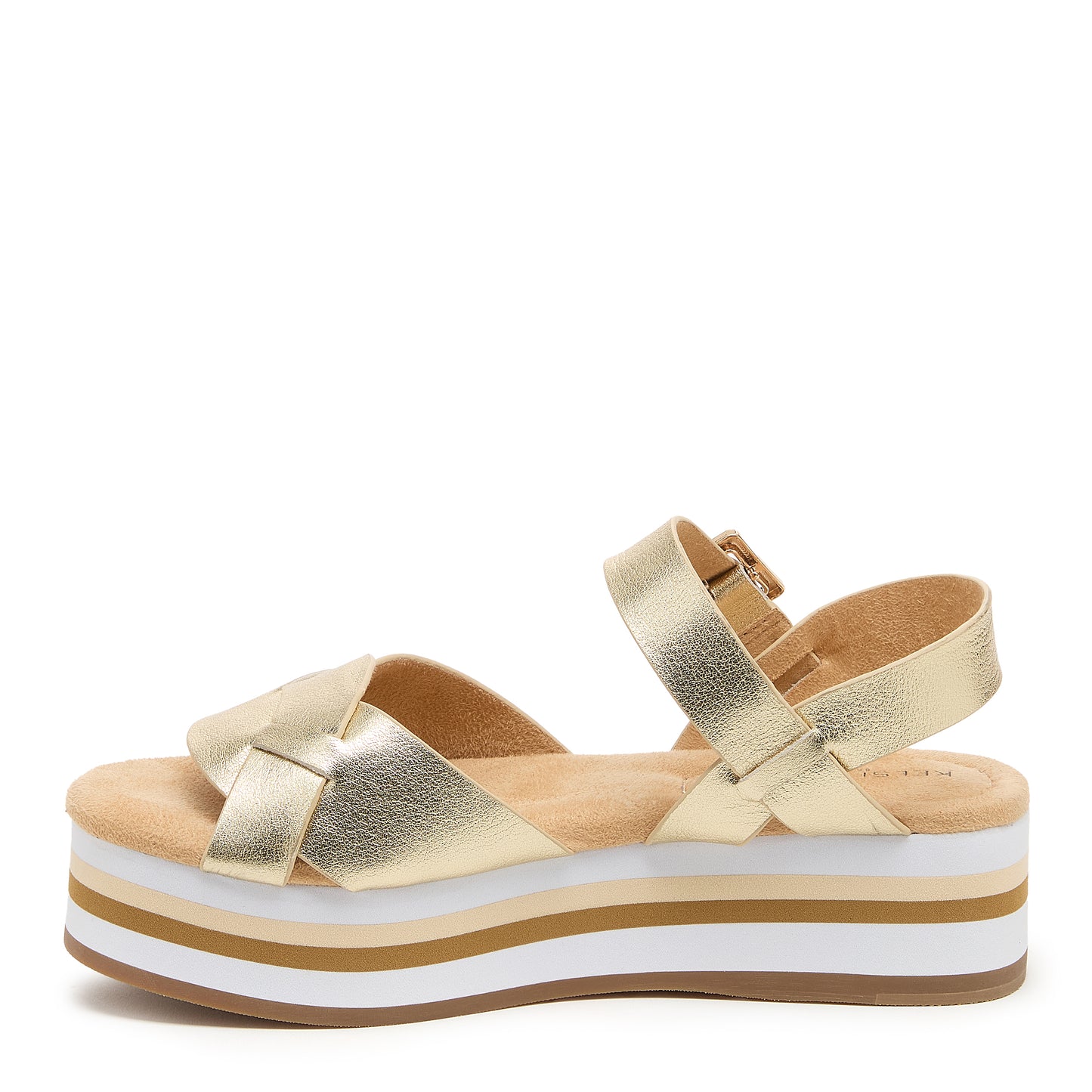 Kelsi Dagger Women's Breeze Light Gold Platform Sandal