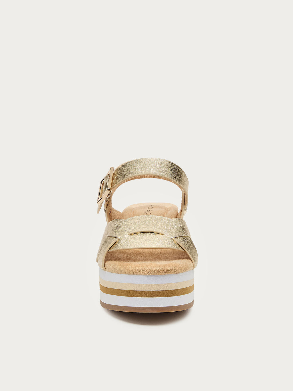 Breeze Light Gold Platform Sandals