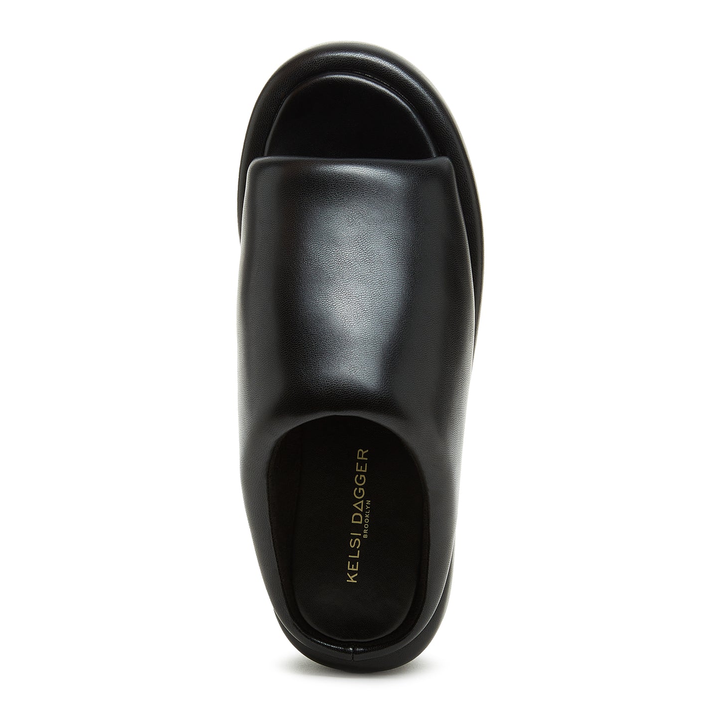 Shop Bubble Black Platform Sandals | Vegan leather women's platform slide sandal | Kelsi Dagger Brooklyn