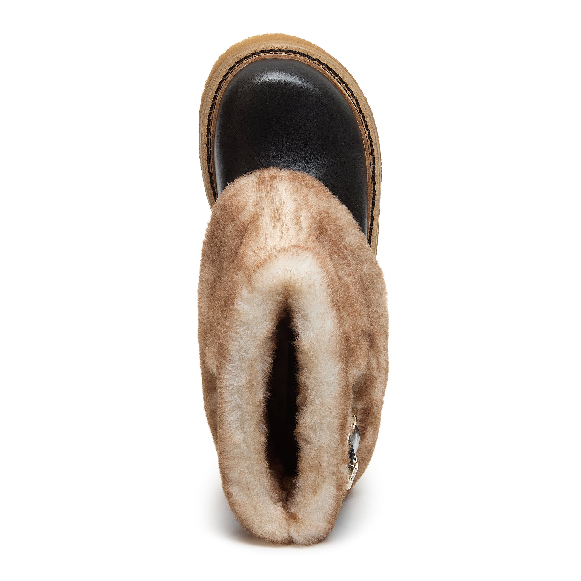 Kelsi Dagger Women's Calvin Cuffed Black Boots - Faux Fur