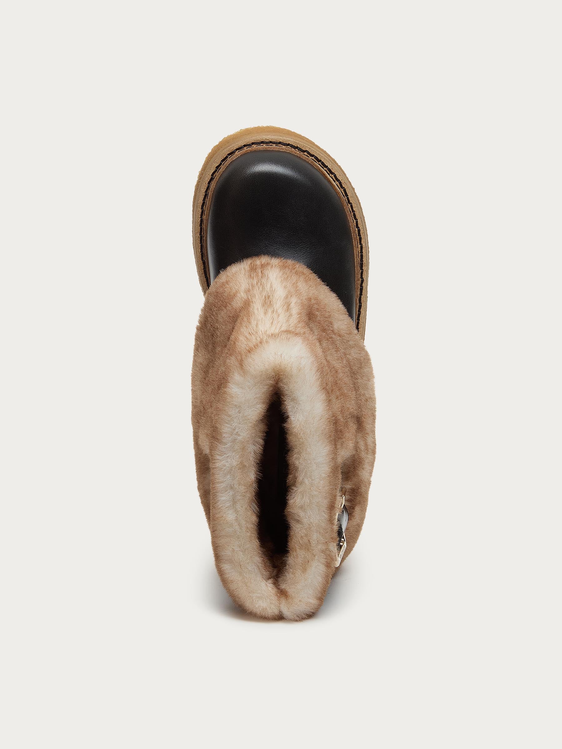 Calvin Cuffed Black Boots