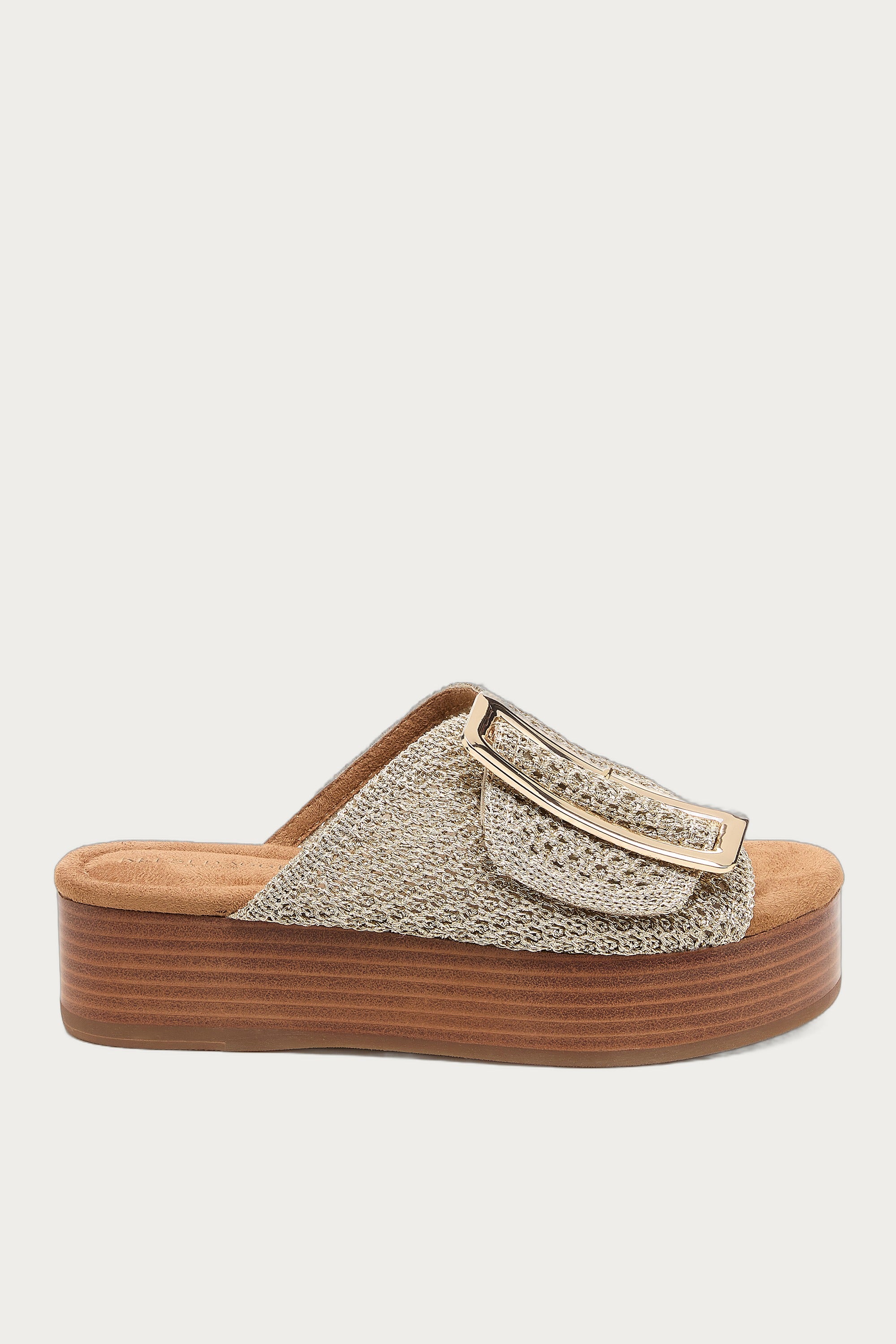 Dover Crochet Mesh Platform Sandals