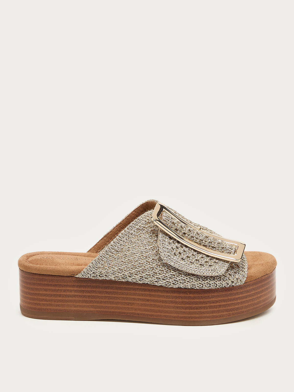 Dover Crochet Mesh Platform Sandals