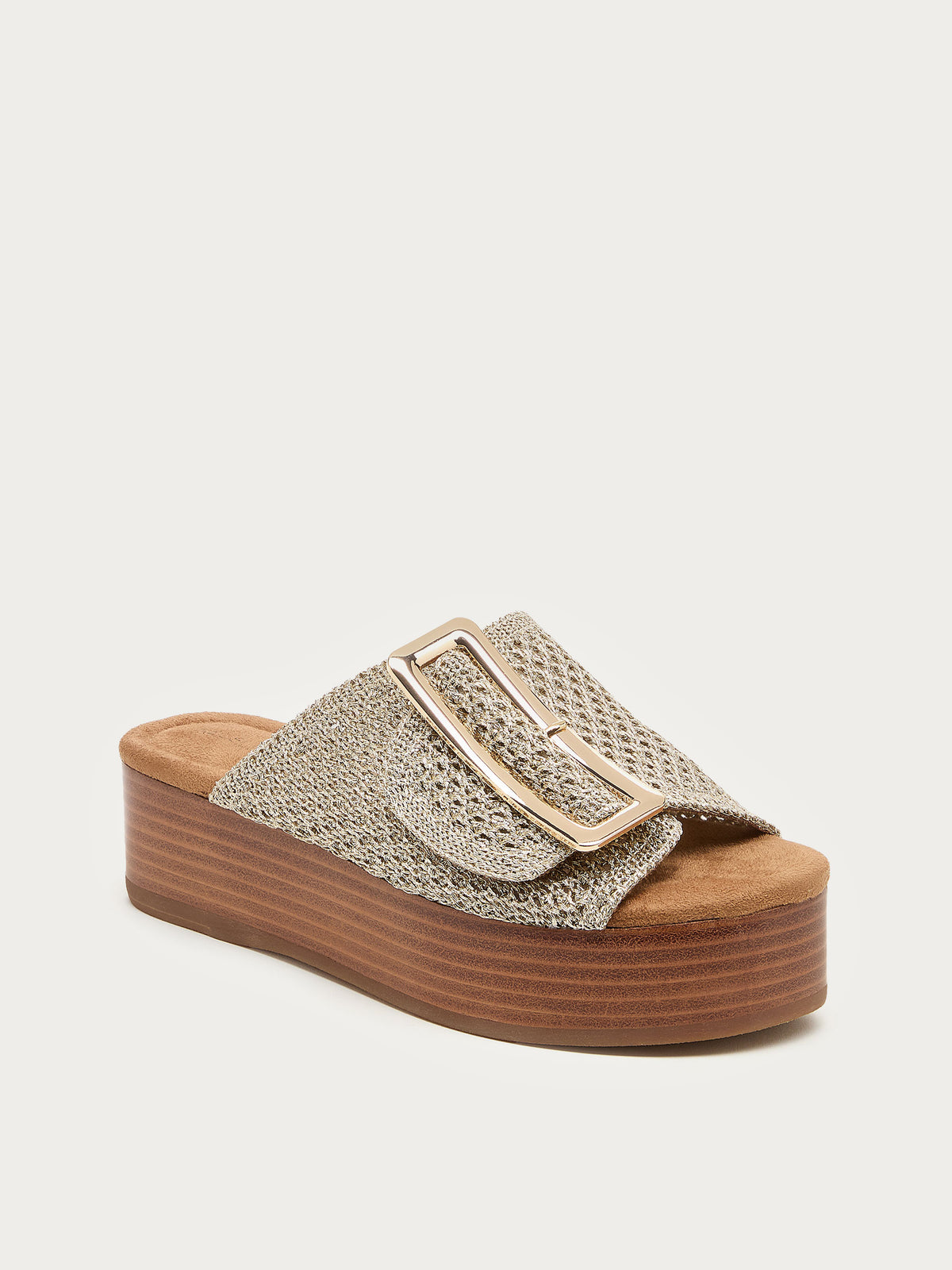 Dover Crochet Mesh Platform Sandals