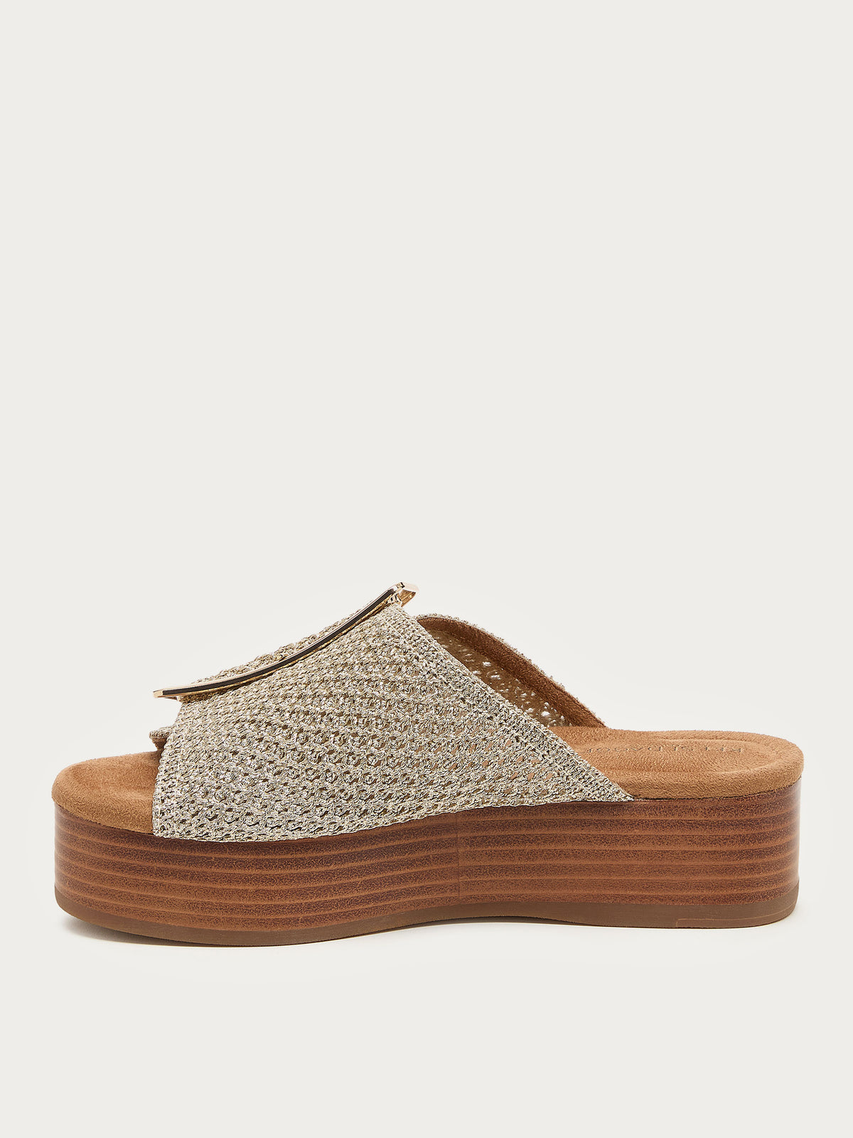 Dover Crochet Mesh Platform Sandals