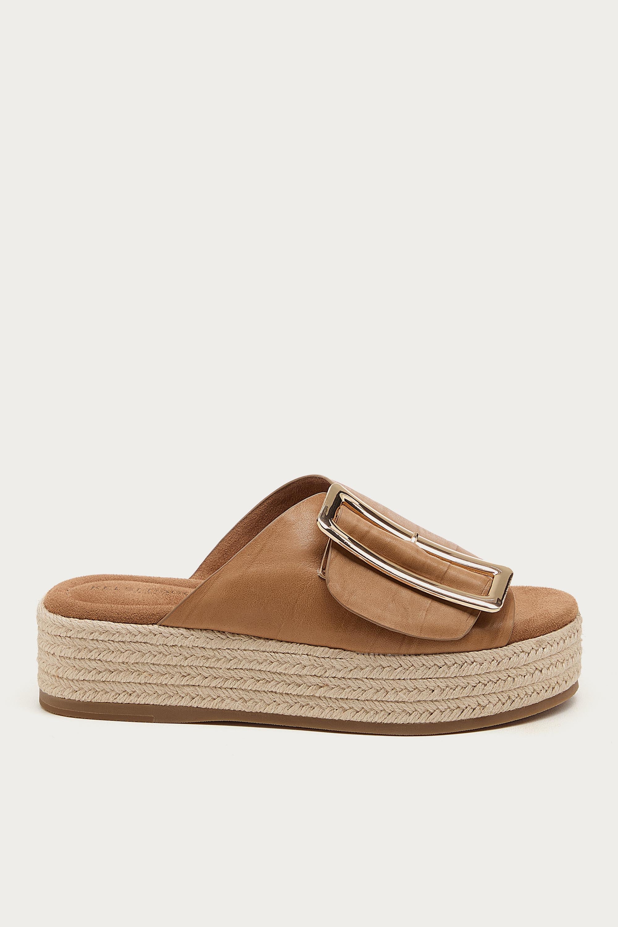 Dover Oatmeal Platform Sandals