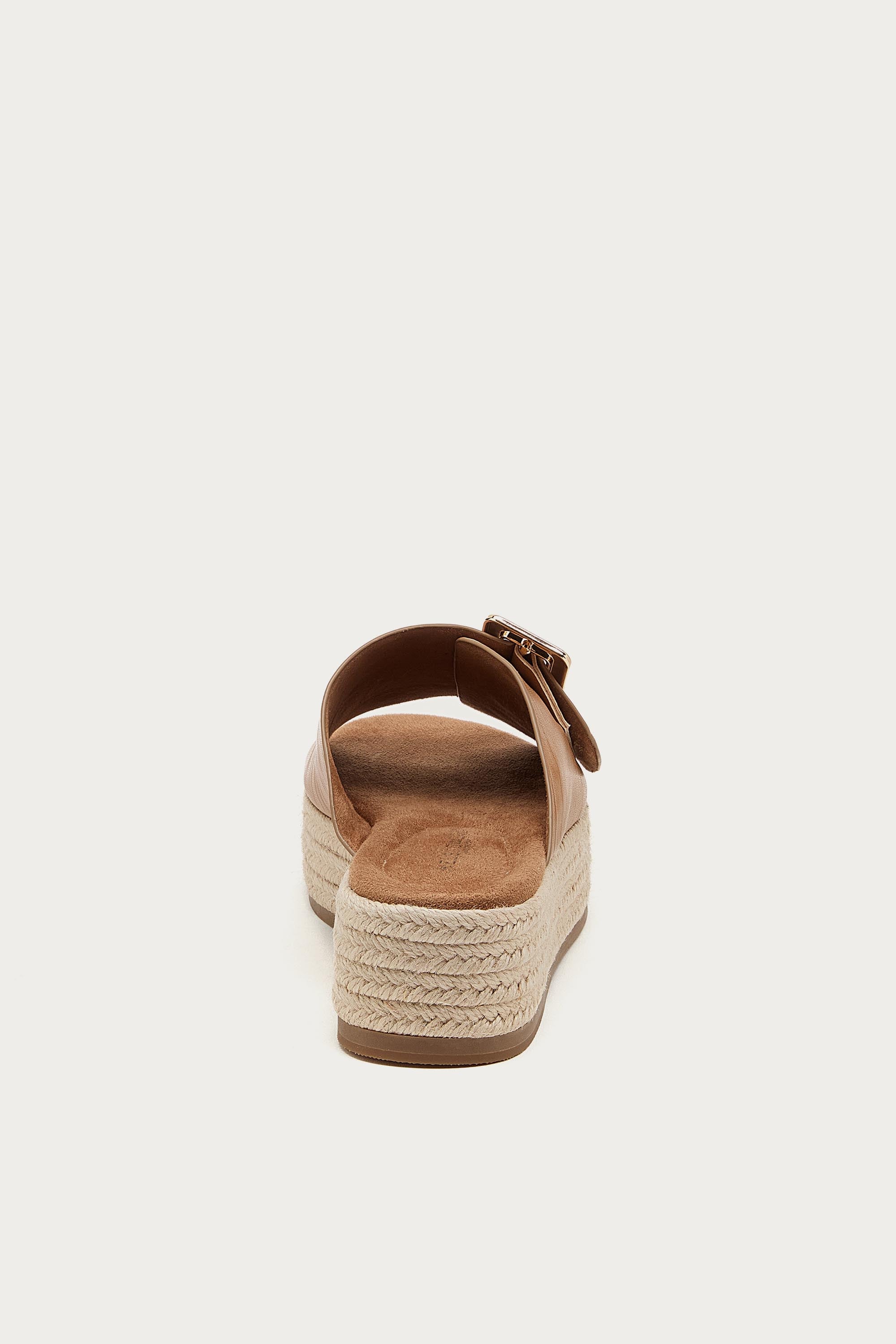 Dover Oatmeal Platform Sandals