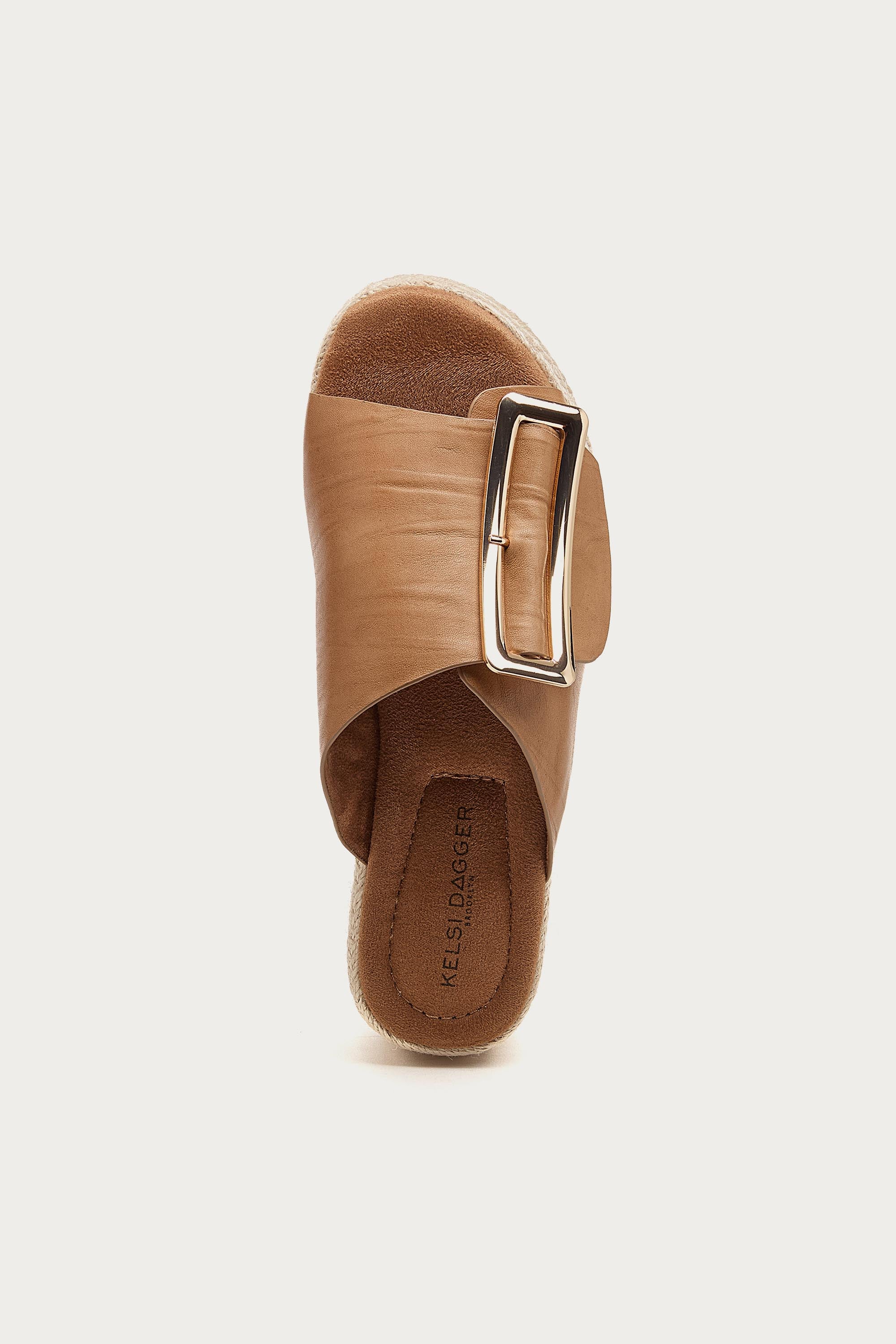 Dover Oatmeal Platform Sandals