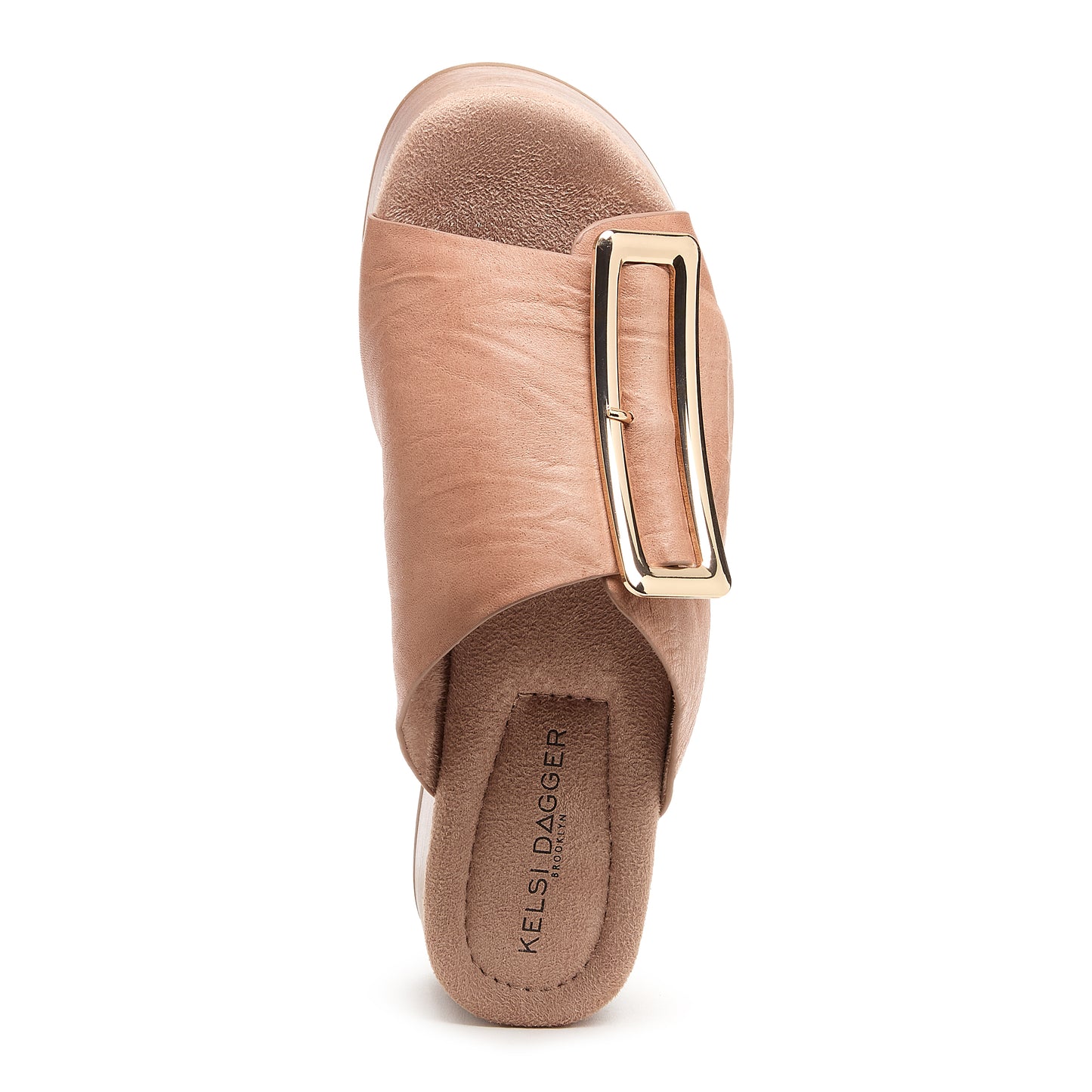 Dover Pink Leather Platform Sandals