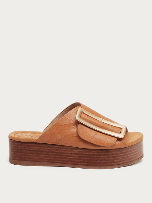 Dover Light Saddle Platform Sandals