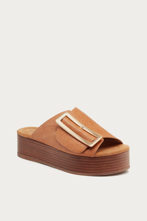 Dover Light Saddle Platform Sandals