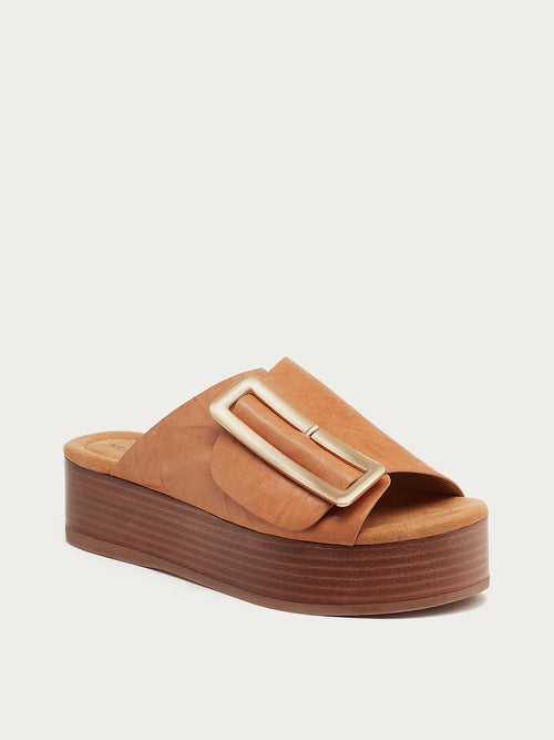 Dover Light Saddle Platform Sandals