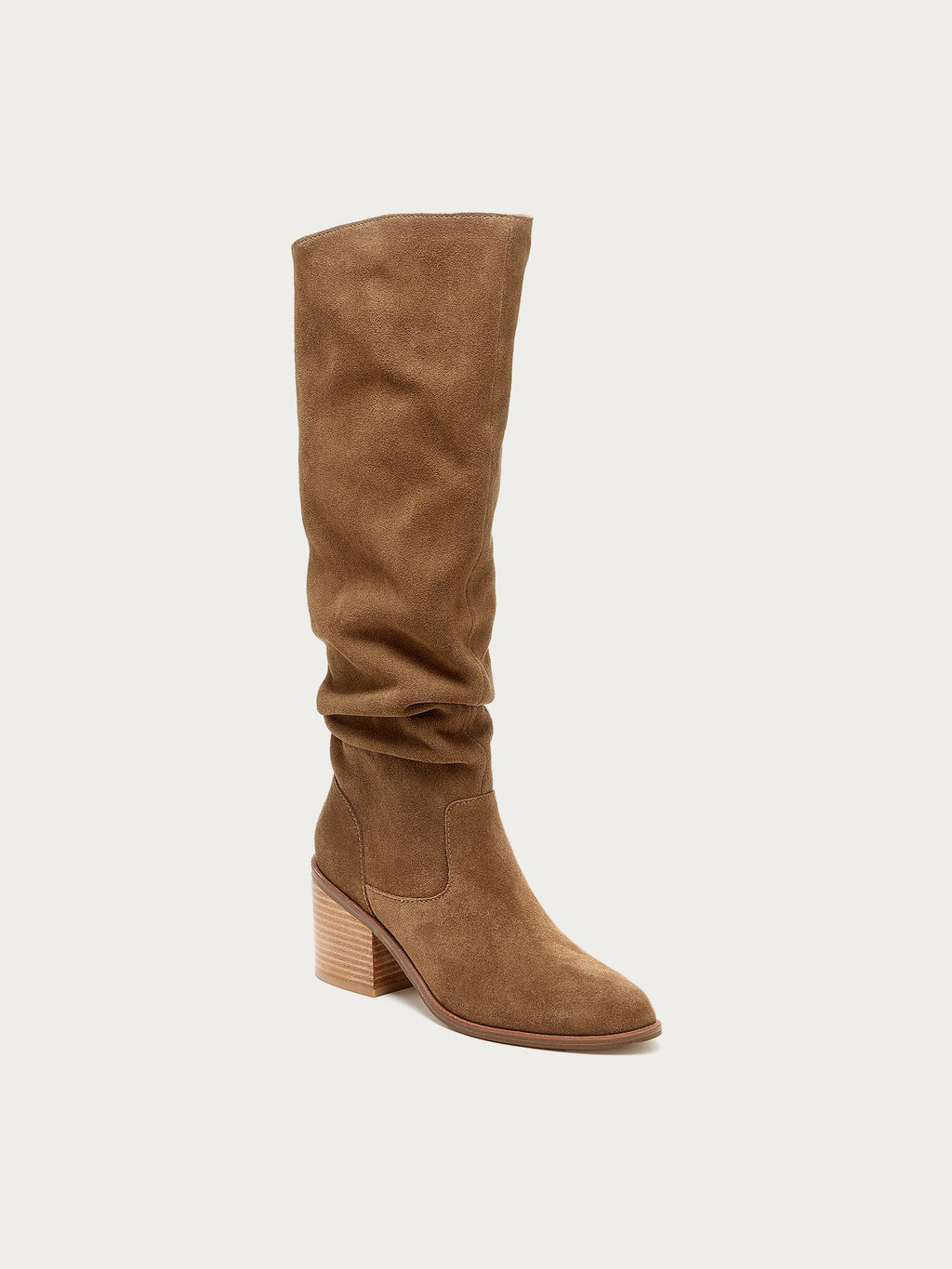 Easton Armadillo Suede Slouchy Boots