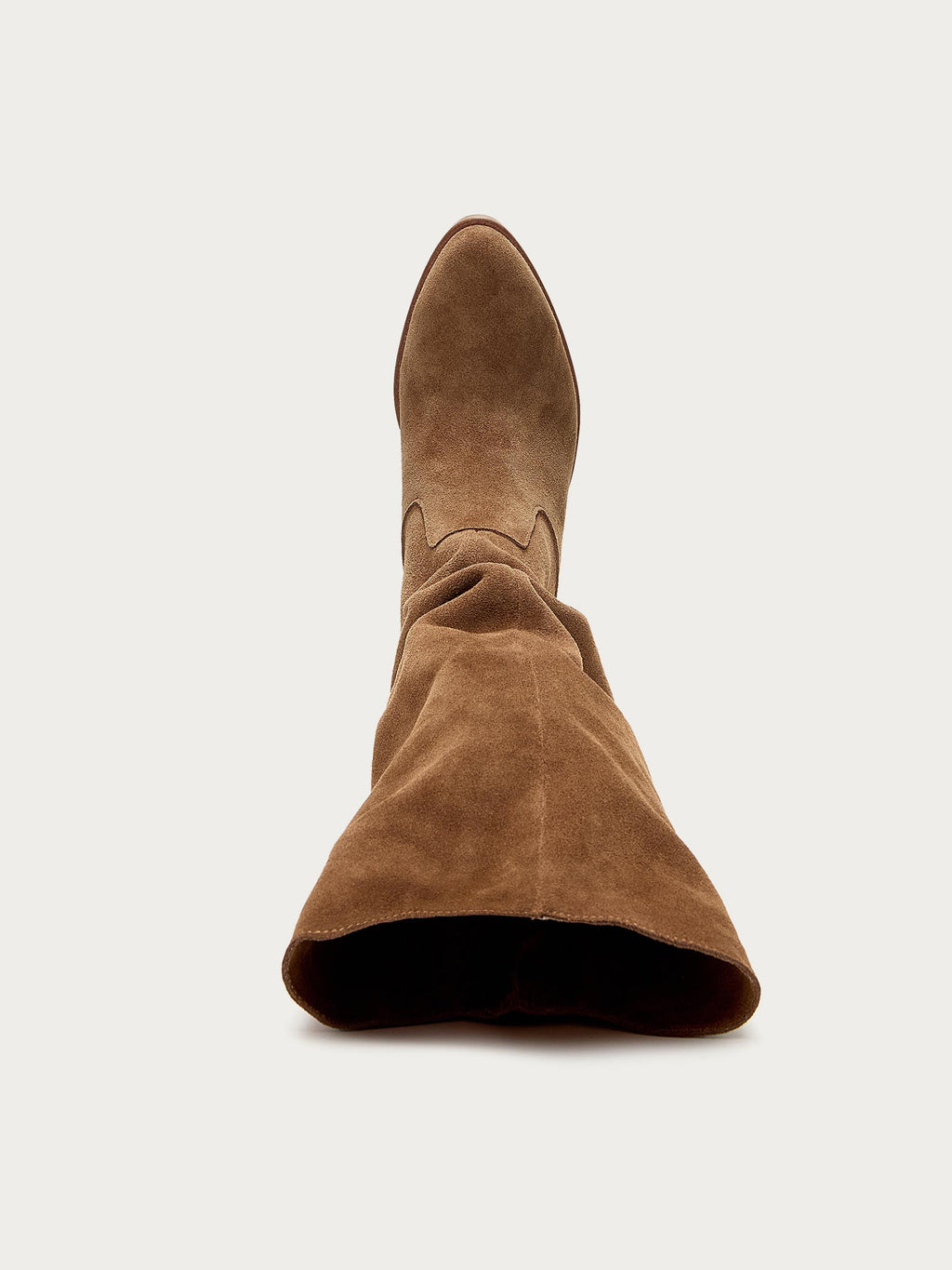 Easton Armadillo Suede Slouchy Boots