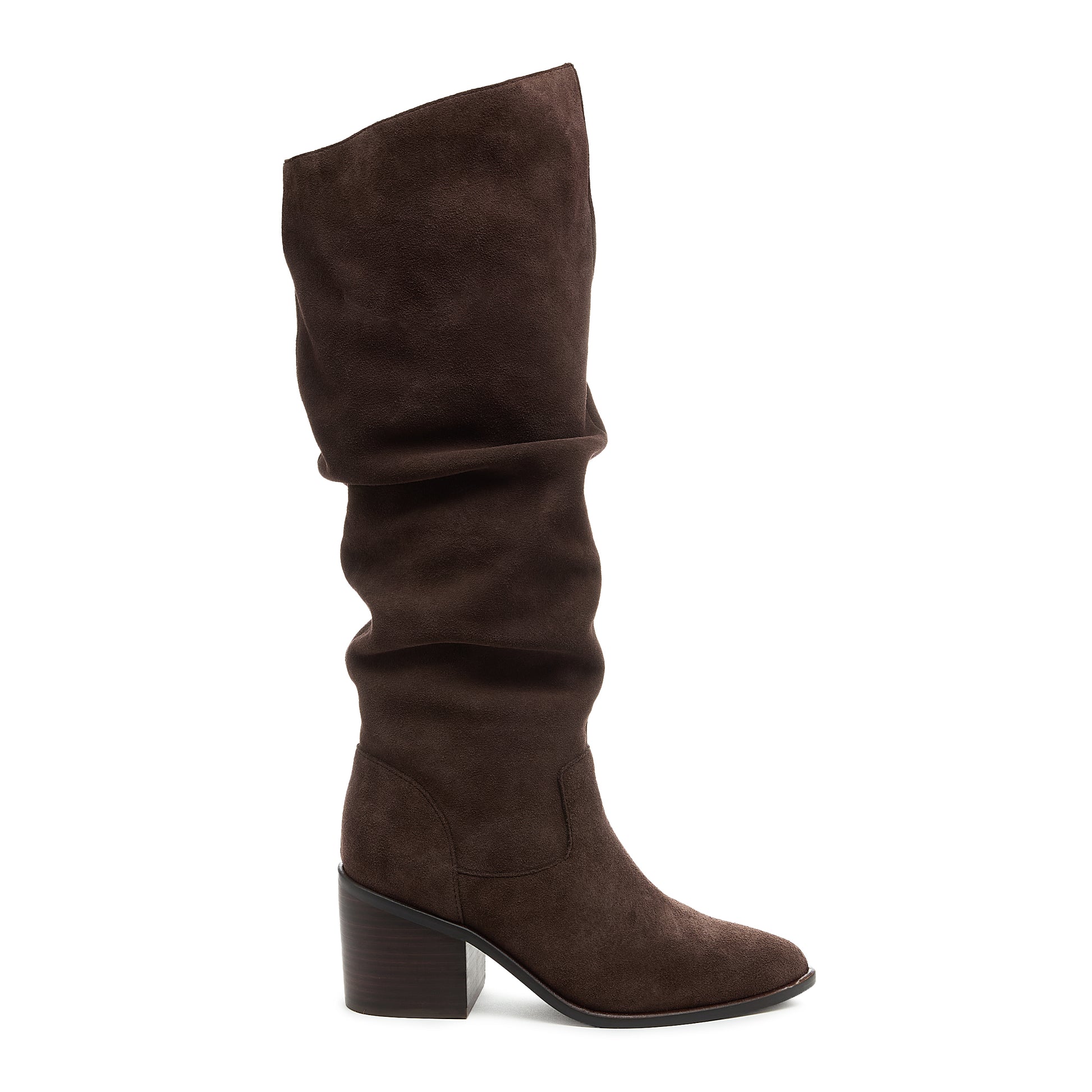 Easton Cacao Suede Women's Slouchy Tall Boots