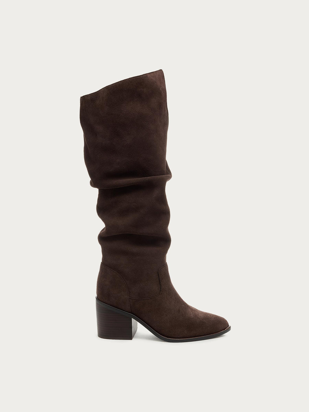 Easton Cacao Suede Slouchy Boots