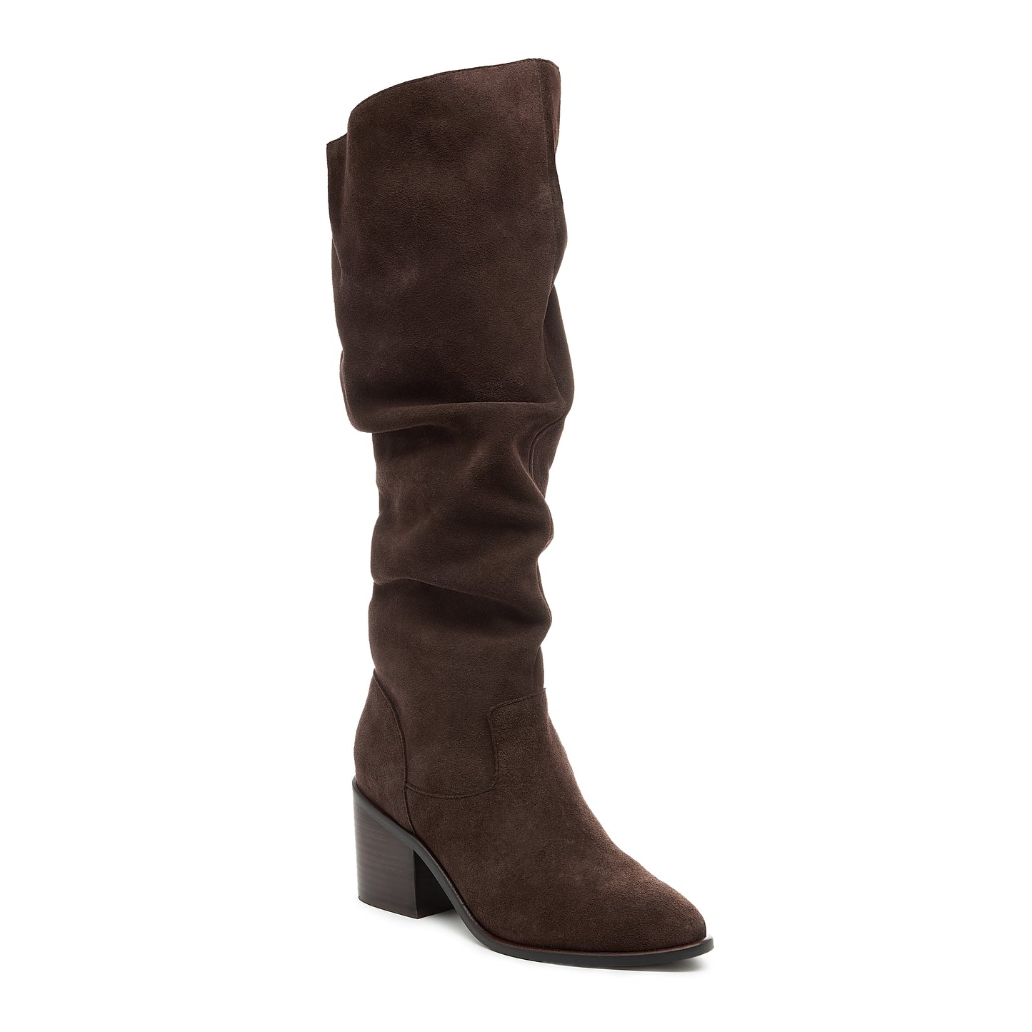 Easton Cacao Suede Women's Slouchy Tall Boots