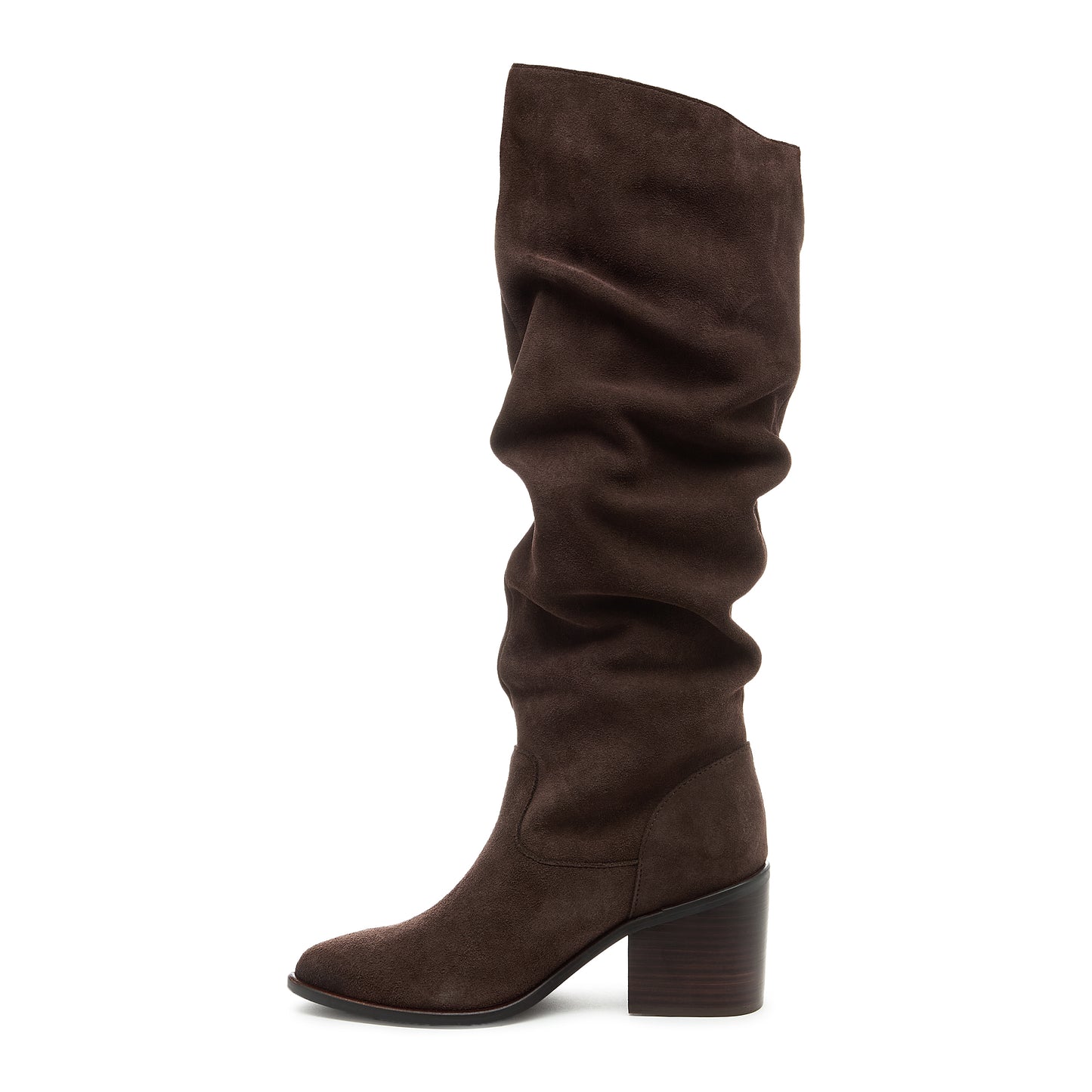 Easton Cacao Suede Women's Slouchy Tall Boots