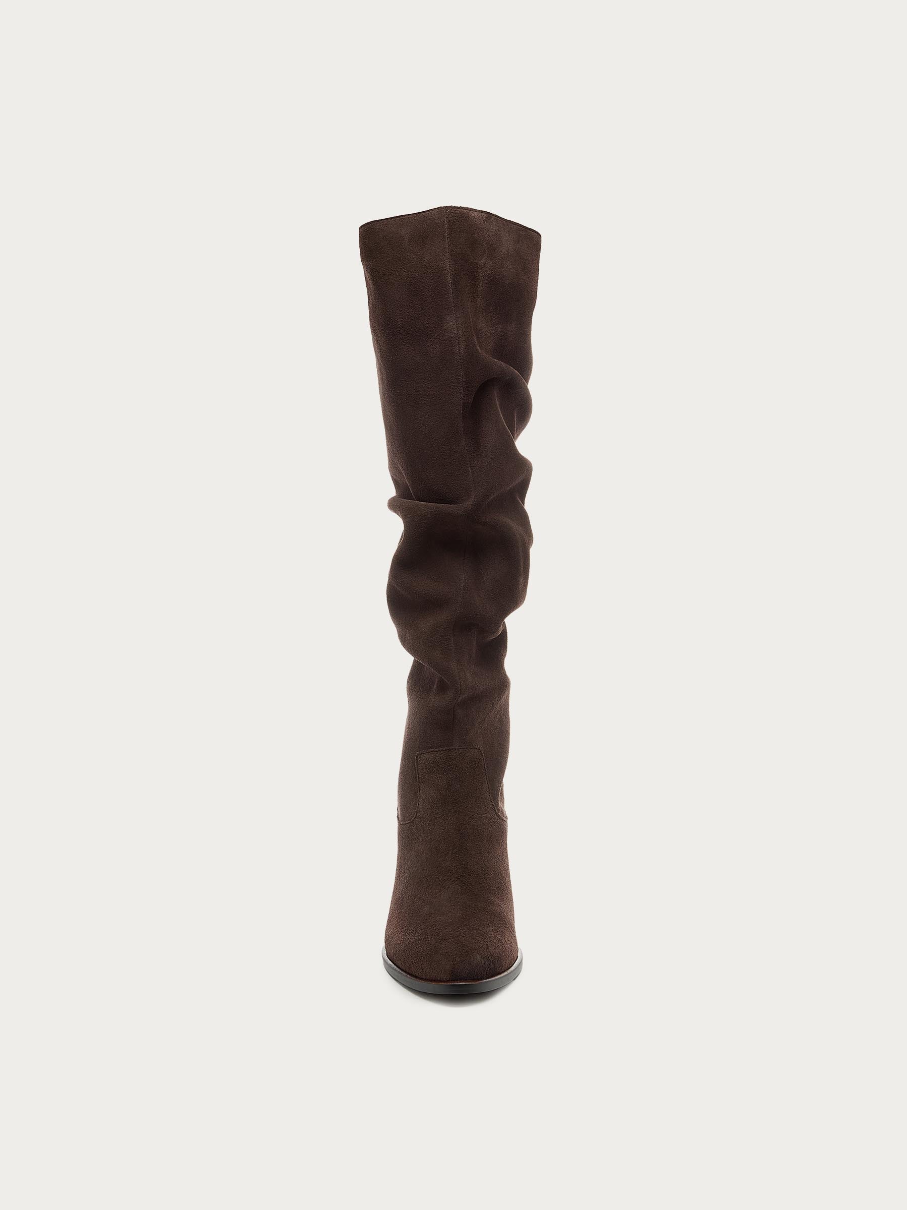 Easton Cacao Suede Slouchy Boots