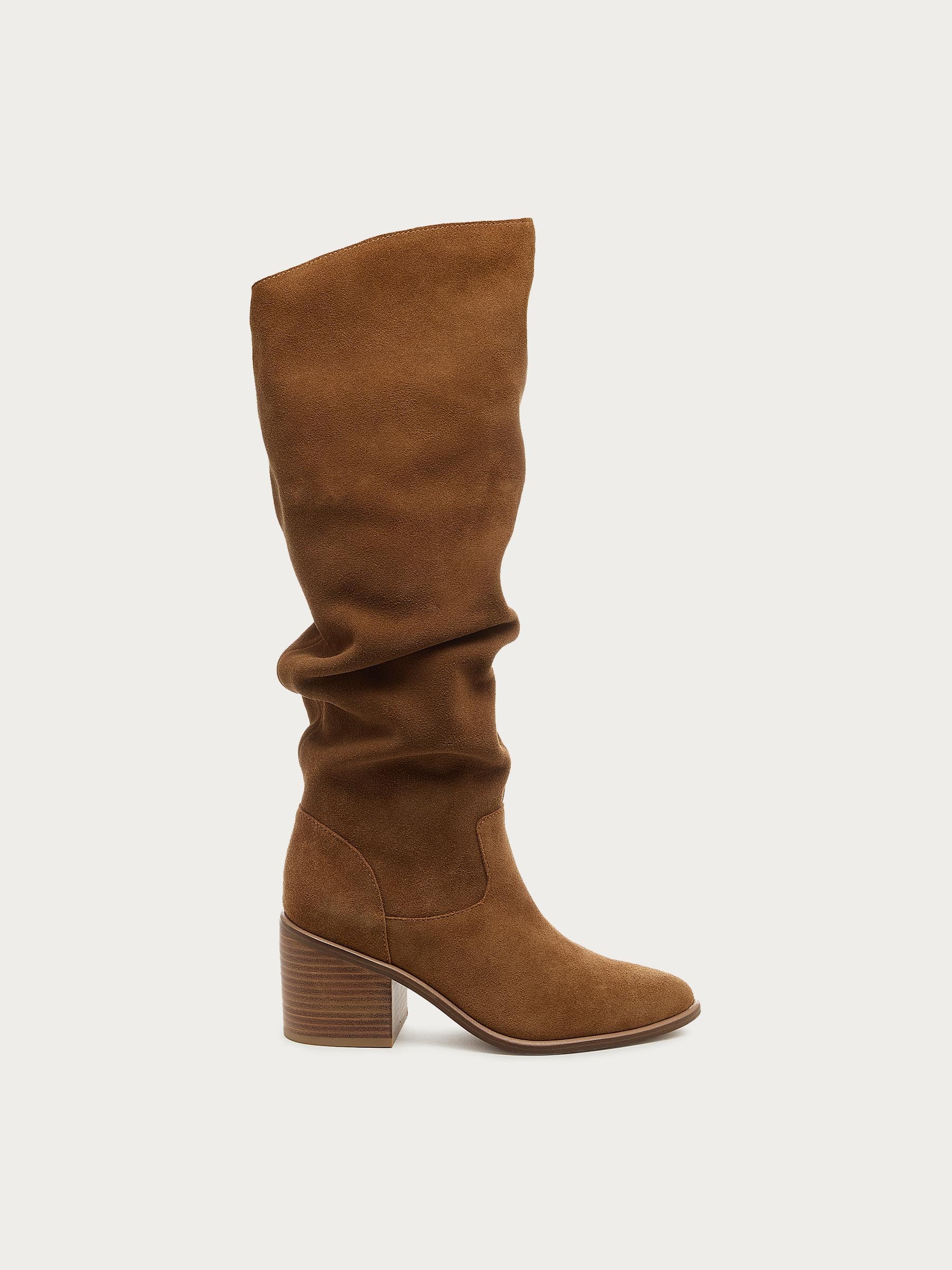 Easton Honey Suede Slouchy Boots