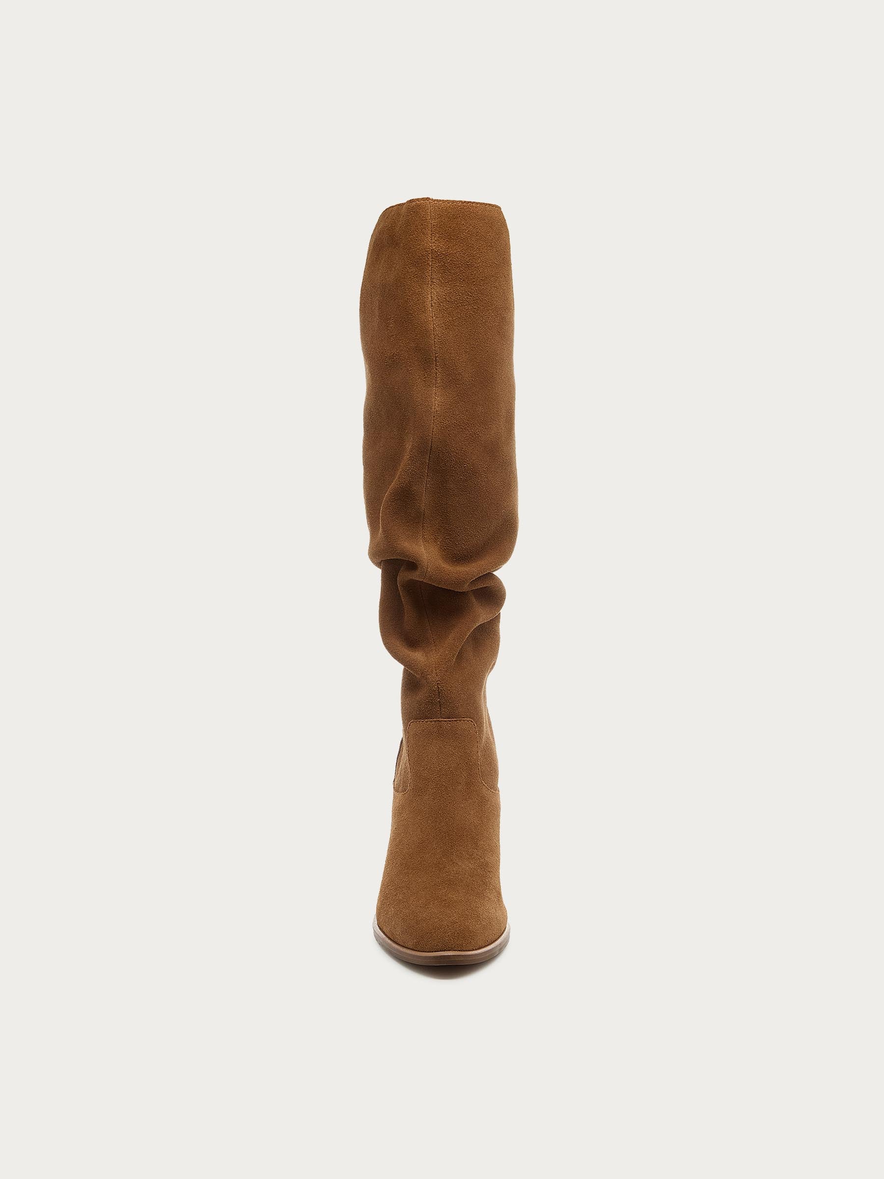 Easton Honey Suede Slouchy Boots