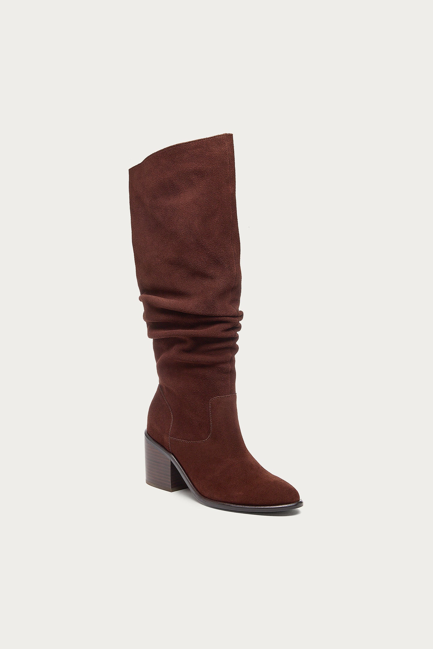 Easton Warm Brown Suede Slouchy Boots