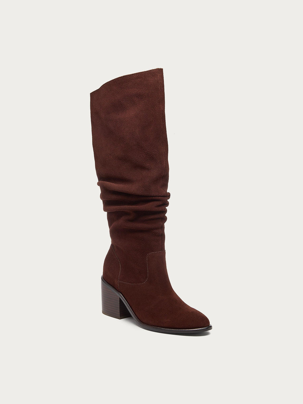 Easton Warm Brown Suede Slouchy Boots