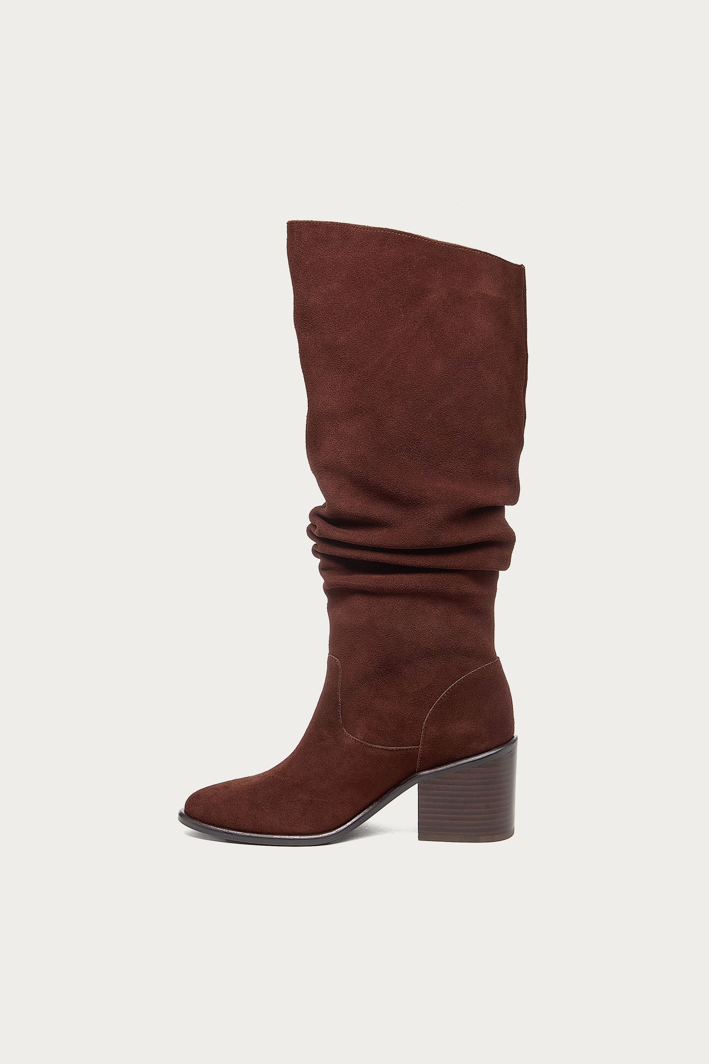 Easton Warm Brown Suede Slouchy Boots