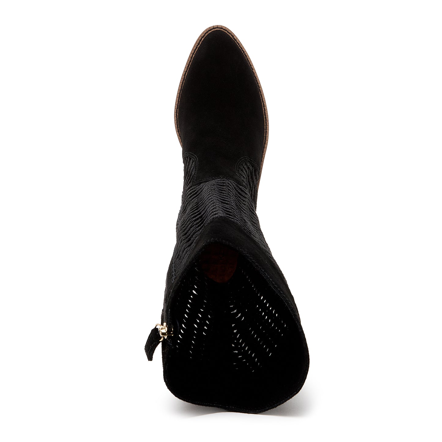 Kelsi Dagger Women's Echo Black Crochet Tall Boots