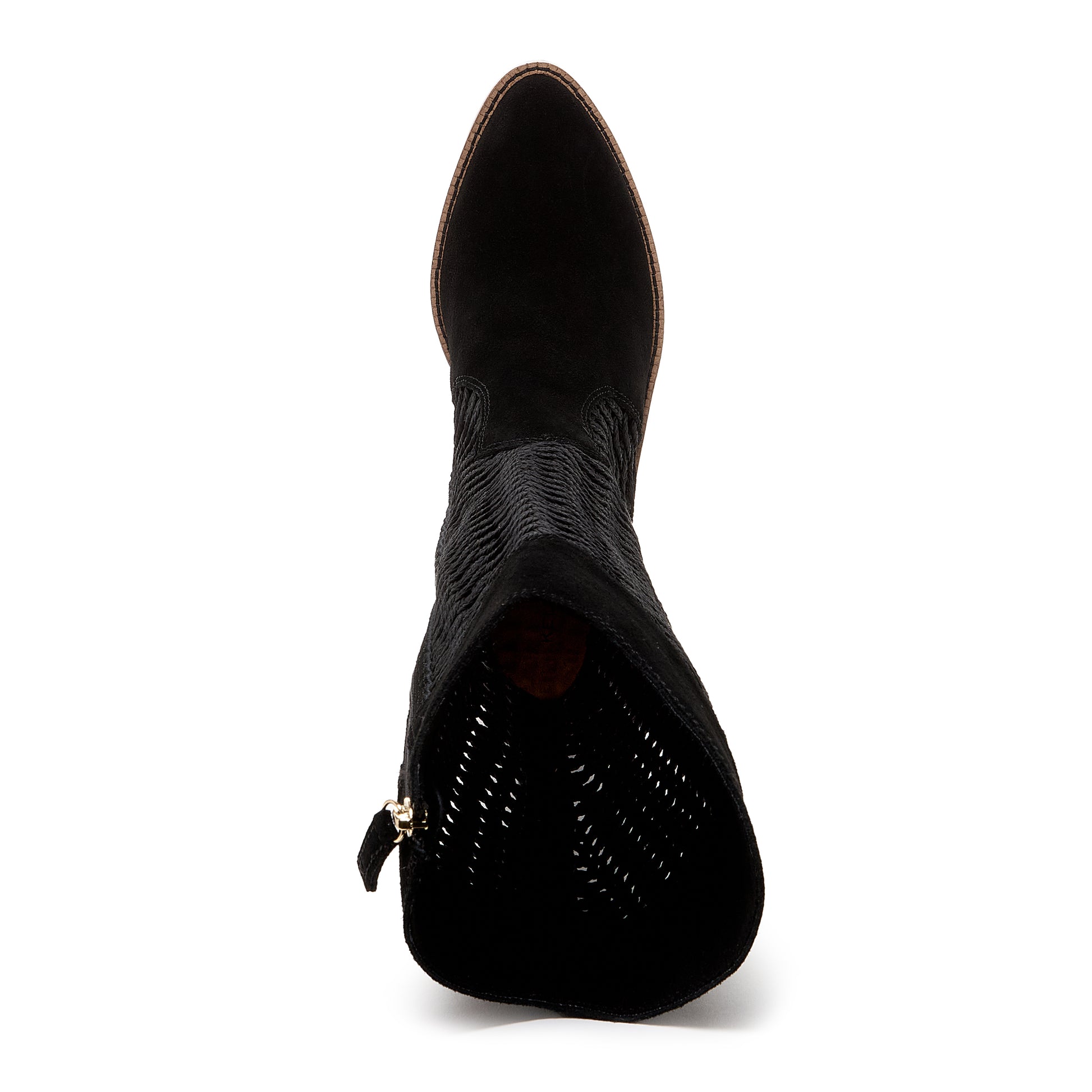 Kelsi Dagger Women's Echo Black Crochet Tall Boots