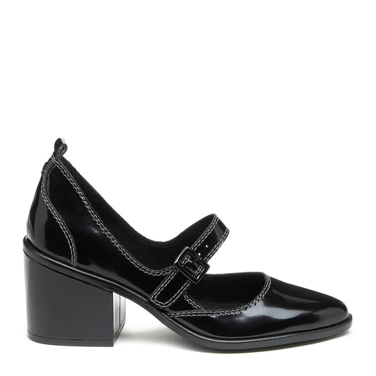 elm black leather mary janes for women, leather mary janes, Kelsi Dagger Brooklyn