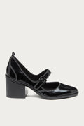 Elm Black Suede Mary Janes