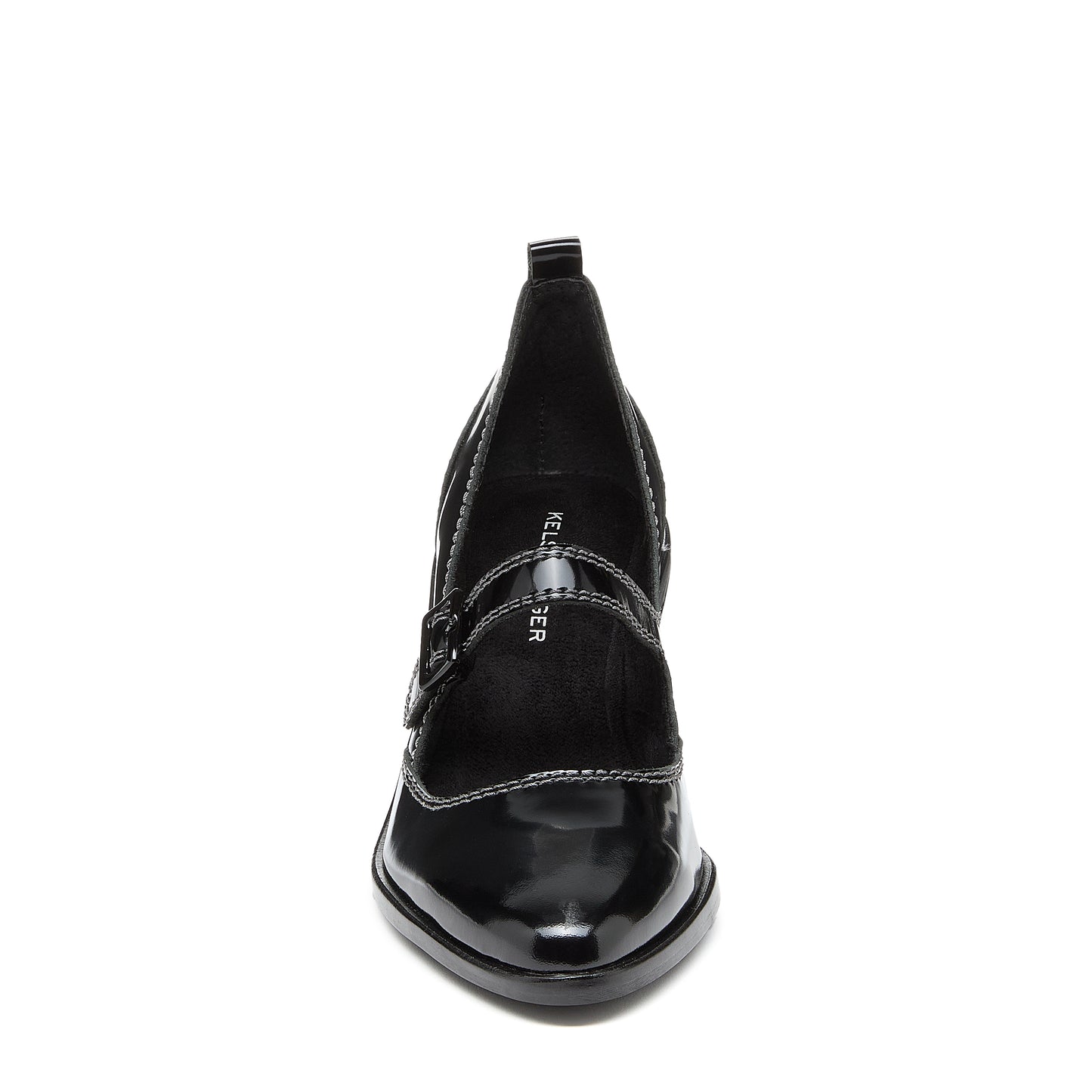elm black leather mary janes, interior comfort lining detail, Kelsi Dagger Brooklyn