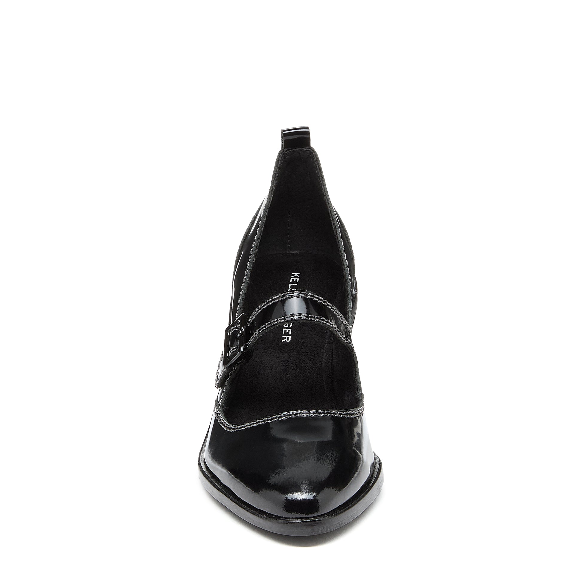 elm black leather mary janes, interior comfort lining detail, Kelsi Dagger Brooklyn