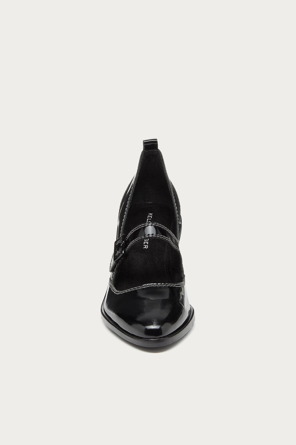 Elm Black Leather Mary Janes