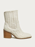 Emery Ivory Crochet Booties